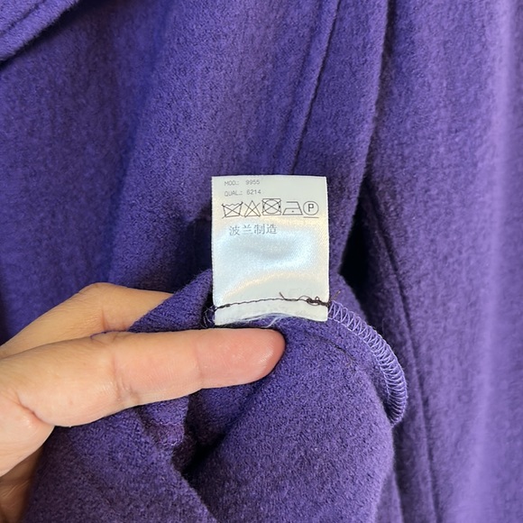 Seda Fashion by Cathrine Hepfer Purple Jacket Size Medium - Picture 5 of 5